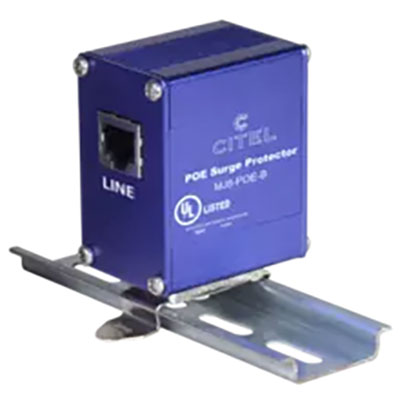 Dataline Surge Protection Device for POE++ Hybrid GDT+Diode Single POE Line 16kA IMAX