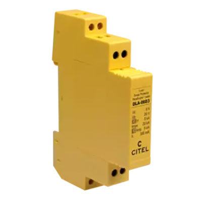 6V Modular Data Line Surge Protection Device 20kA IMAX Surge DIN Rail Mount
