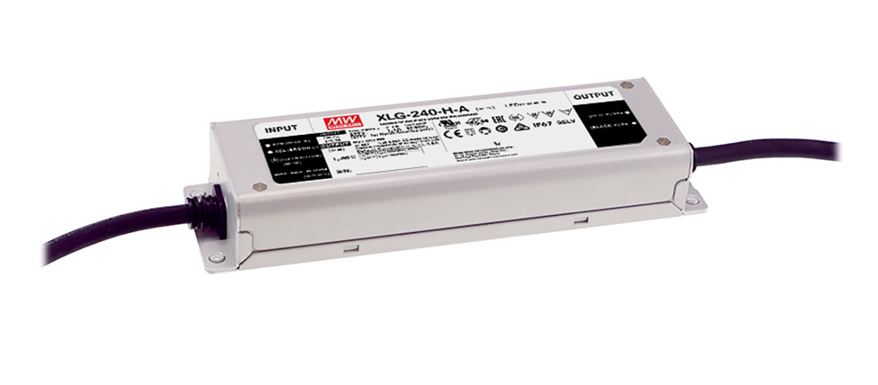 Constant Power LED Driver with Adjustable Output Voltage and Flicker-Free Dimming Function 240W 48V 5A