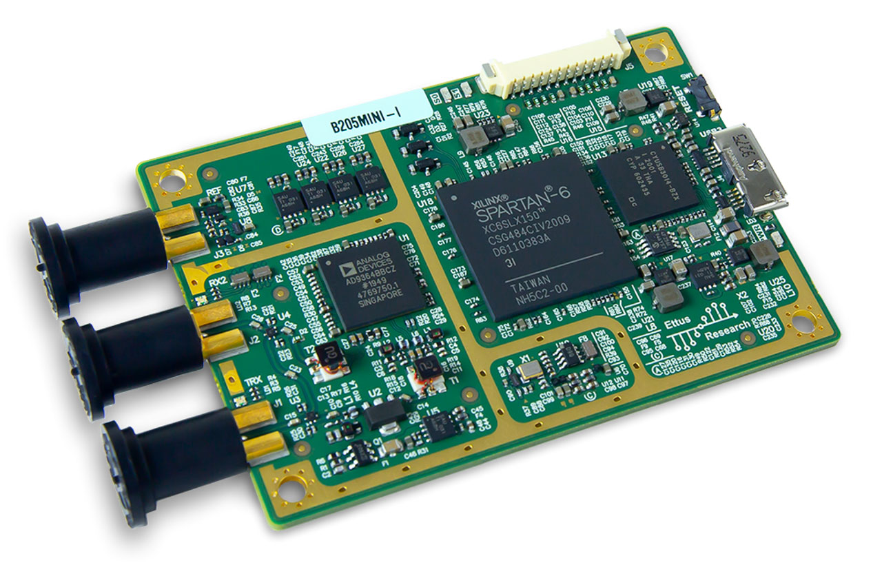 Ettus USRP B205mini-i: 1x1 70MHz-6GHz SDR/Cognitive Radio (Board Only)