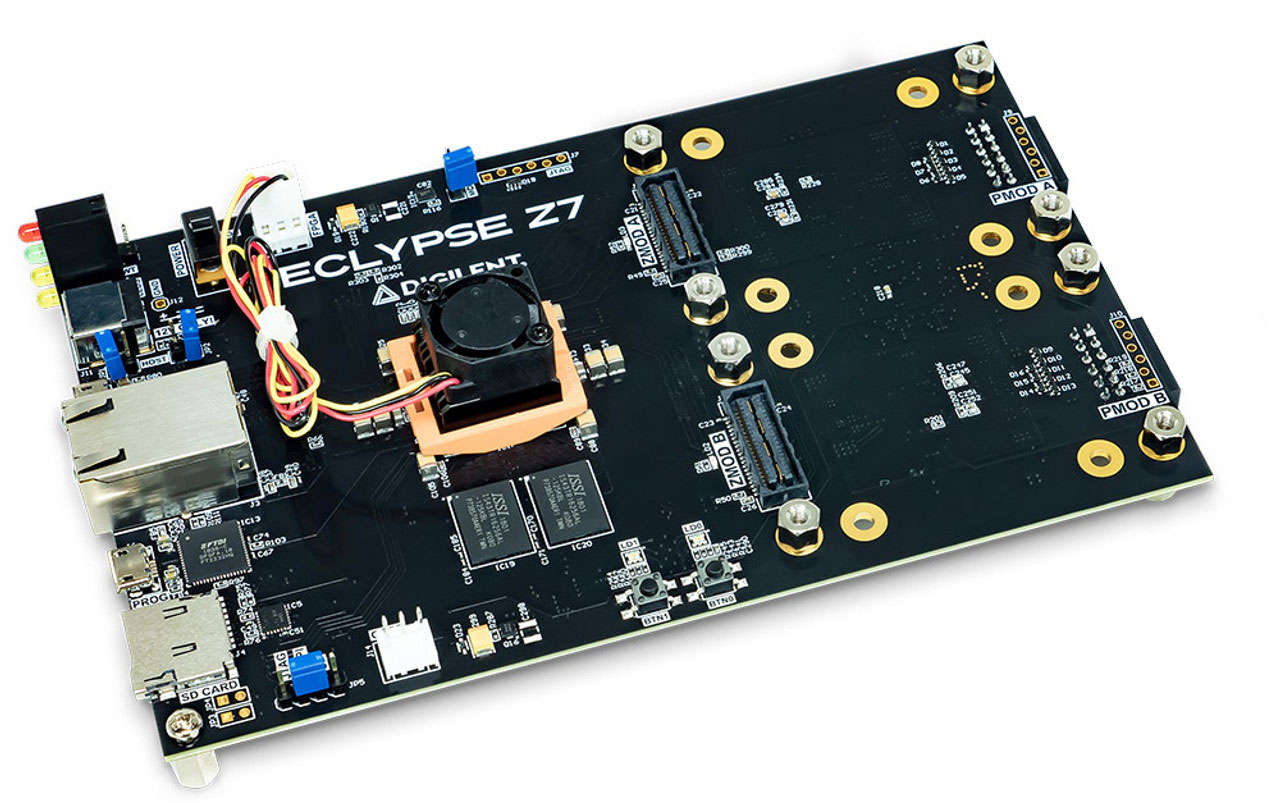 Eclypse Z7: Zynq-7000 SoC Development Board with SYZYGY-compatible Expansion