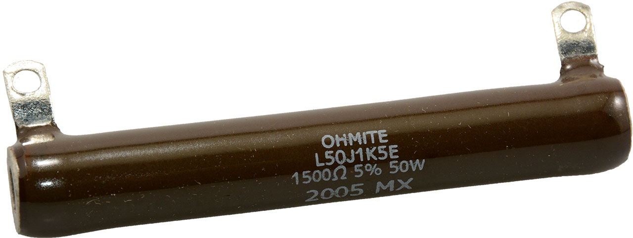 1.5 kOhms 5% 50W Wirewound Chassis Mount Resistor
