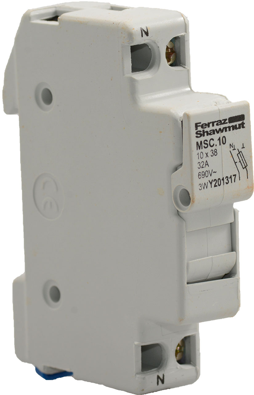 Modular Fuse Base for 10x38mm Fuses MSC Series 32A 690V Max