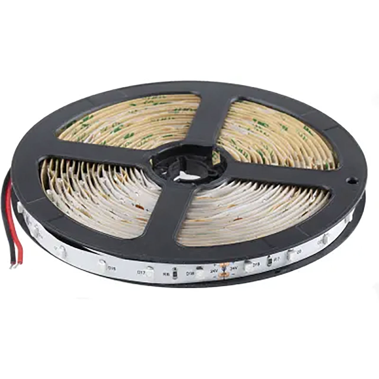 Flexible LED Strip Light Blue 5mm LEDs 24VDC 60 LEDs per Meter 5m