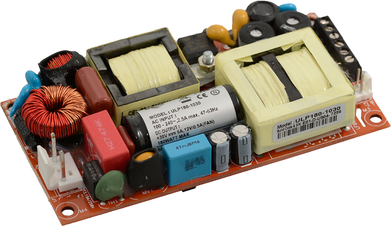 Open Frame Power Converter 1 Output 30V 4A 180W