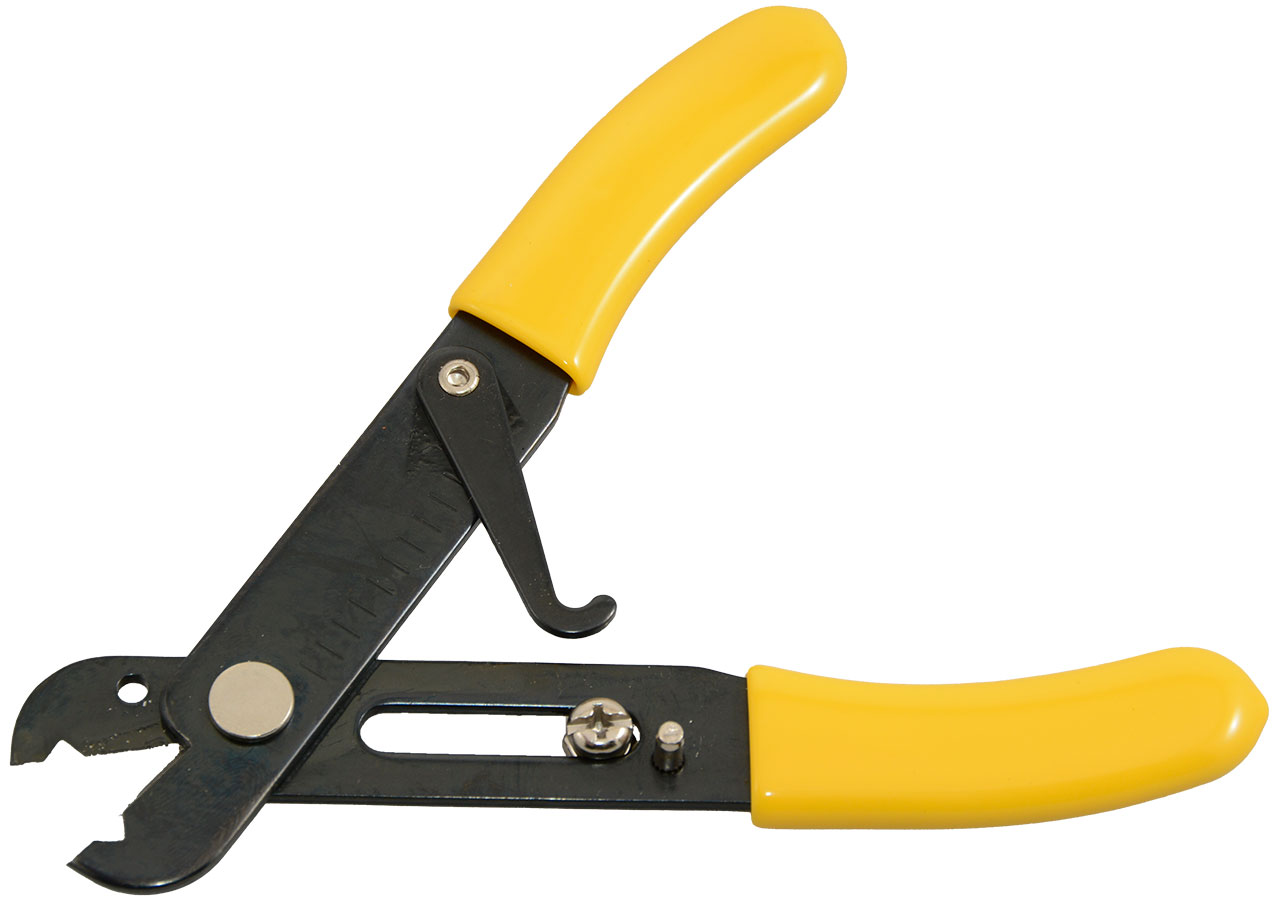 5" Wire Cutter and Stripper with Hook 10-30 AWG Spring Return