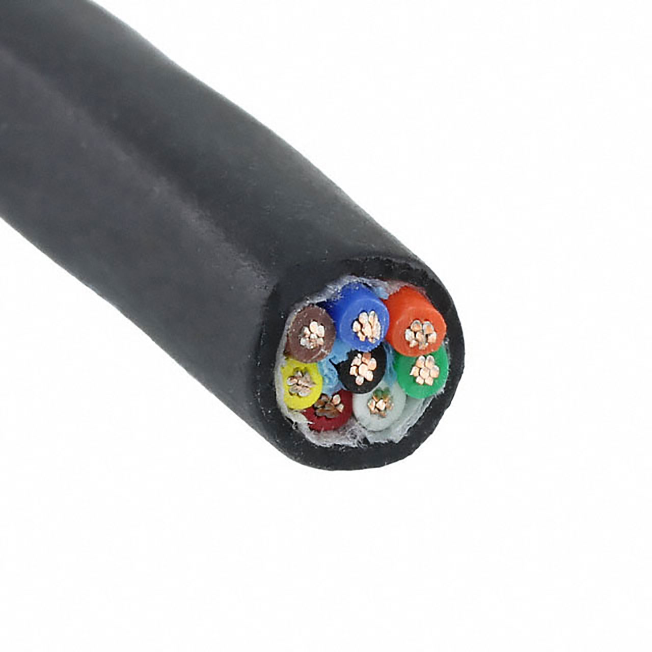 @CABLE,MULTI-CONDUCTOR,8C,16AWG,BLACK,XG 4,BULK,PER FOOT(1K)