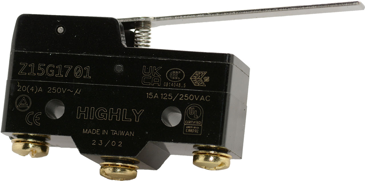 Basic Snap-Action Limit Switch SPDT-NO/NC 20A 480VAC 250VAC