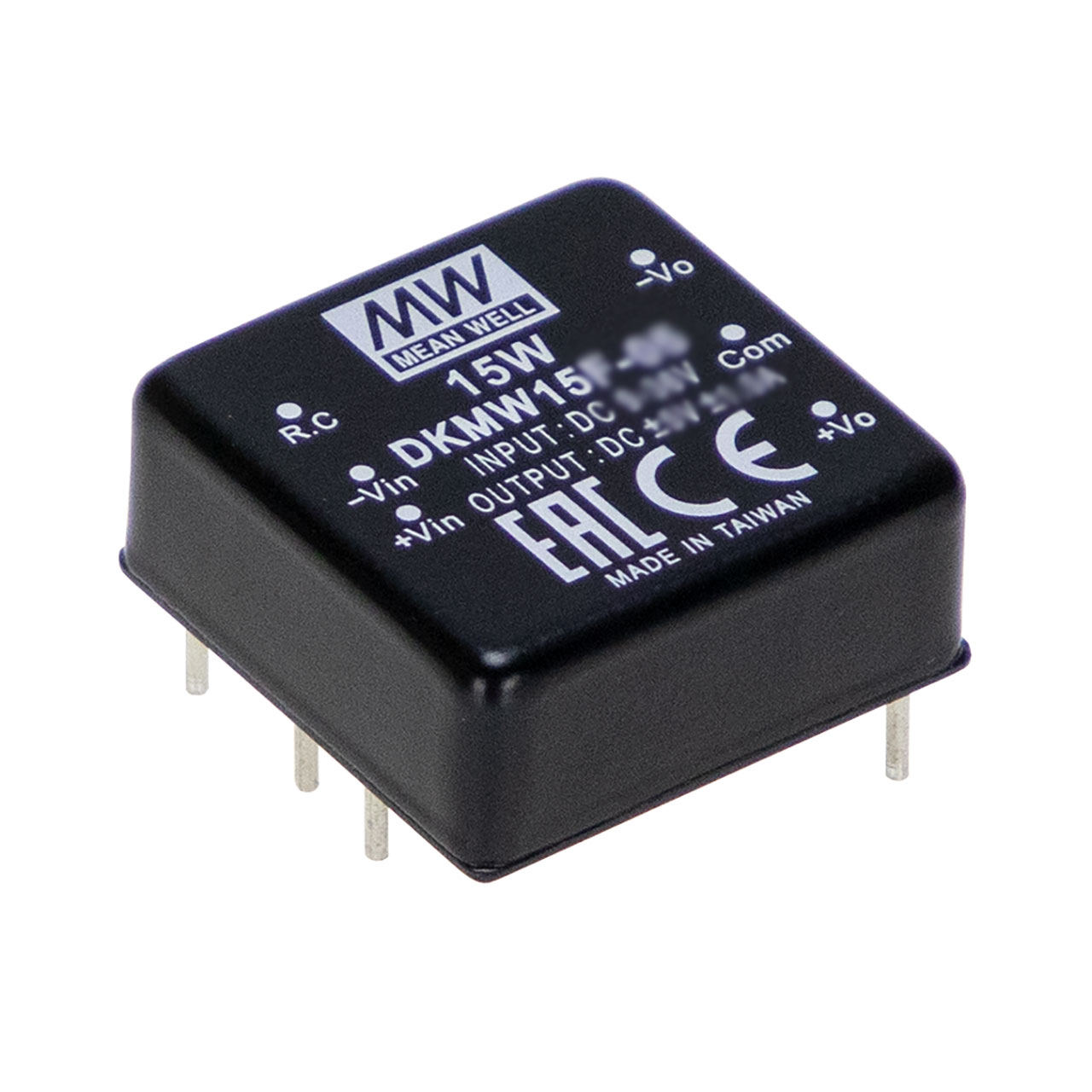 Dual Output 15W DC-DC Regulated Converter &plusmn;15V &plusmn;500mA 18-75Vin