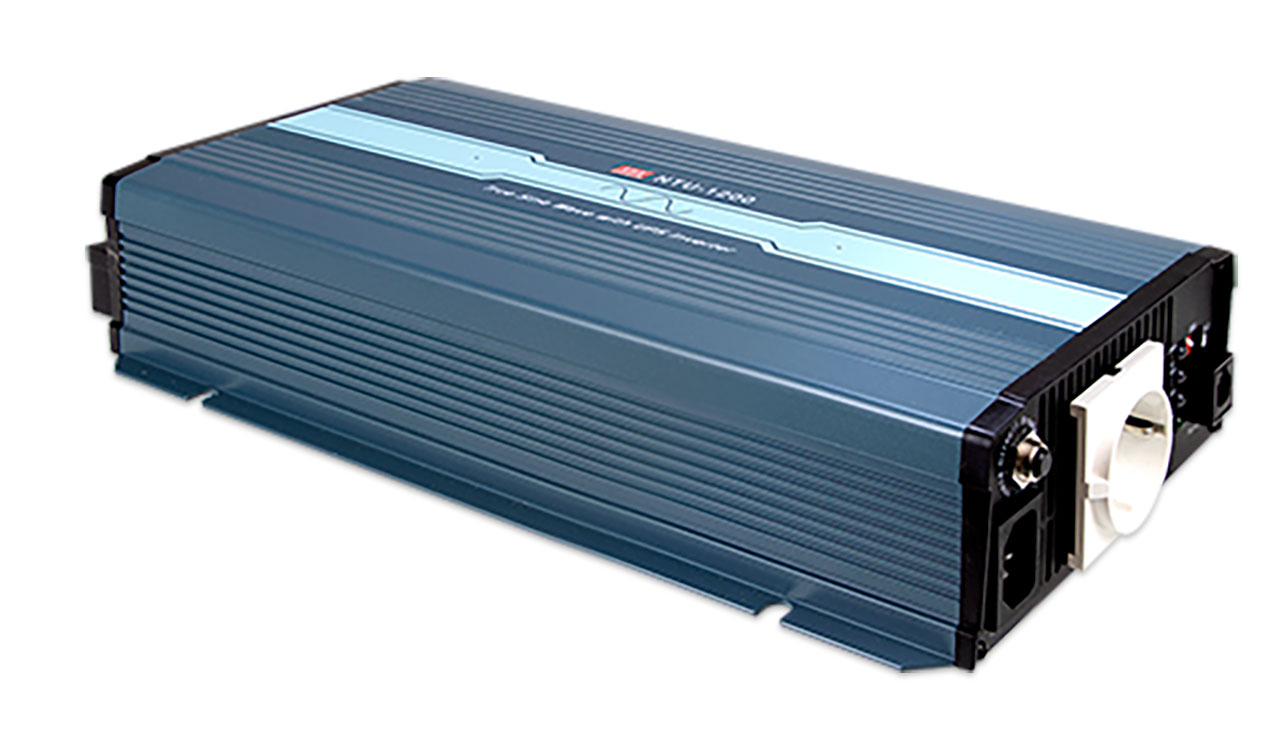 230VAC Output 1200W True Sine Wave 12VDC 120A Input DC-AC Power Inverter with Built-in UPS Function Europe Receptacle