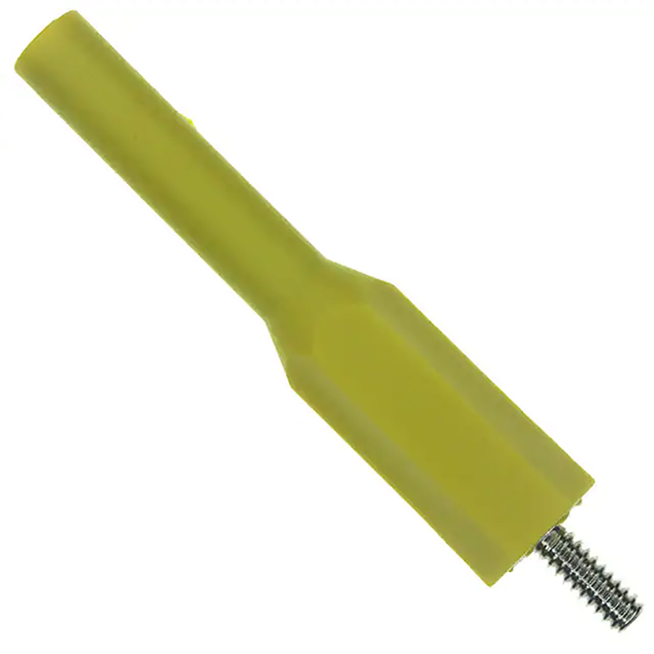 Terminal Adapter Male Threaded Terminal 6-32 to Banana Jack Yellow