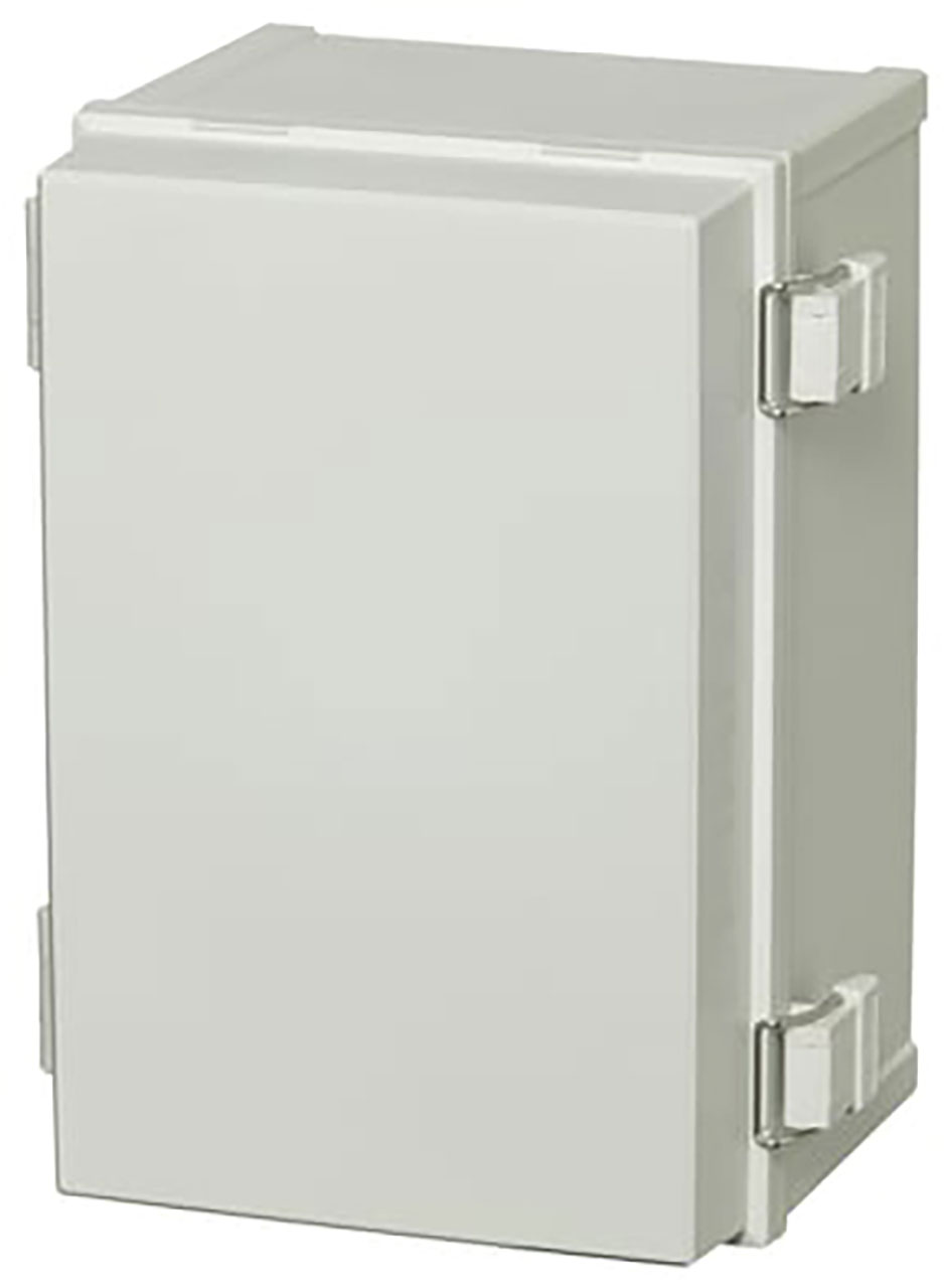 CAB Series Polycarbonate Enclosure 11.8x7.87x7.08" Long Side Lockable Latch Opaque Cover