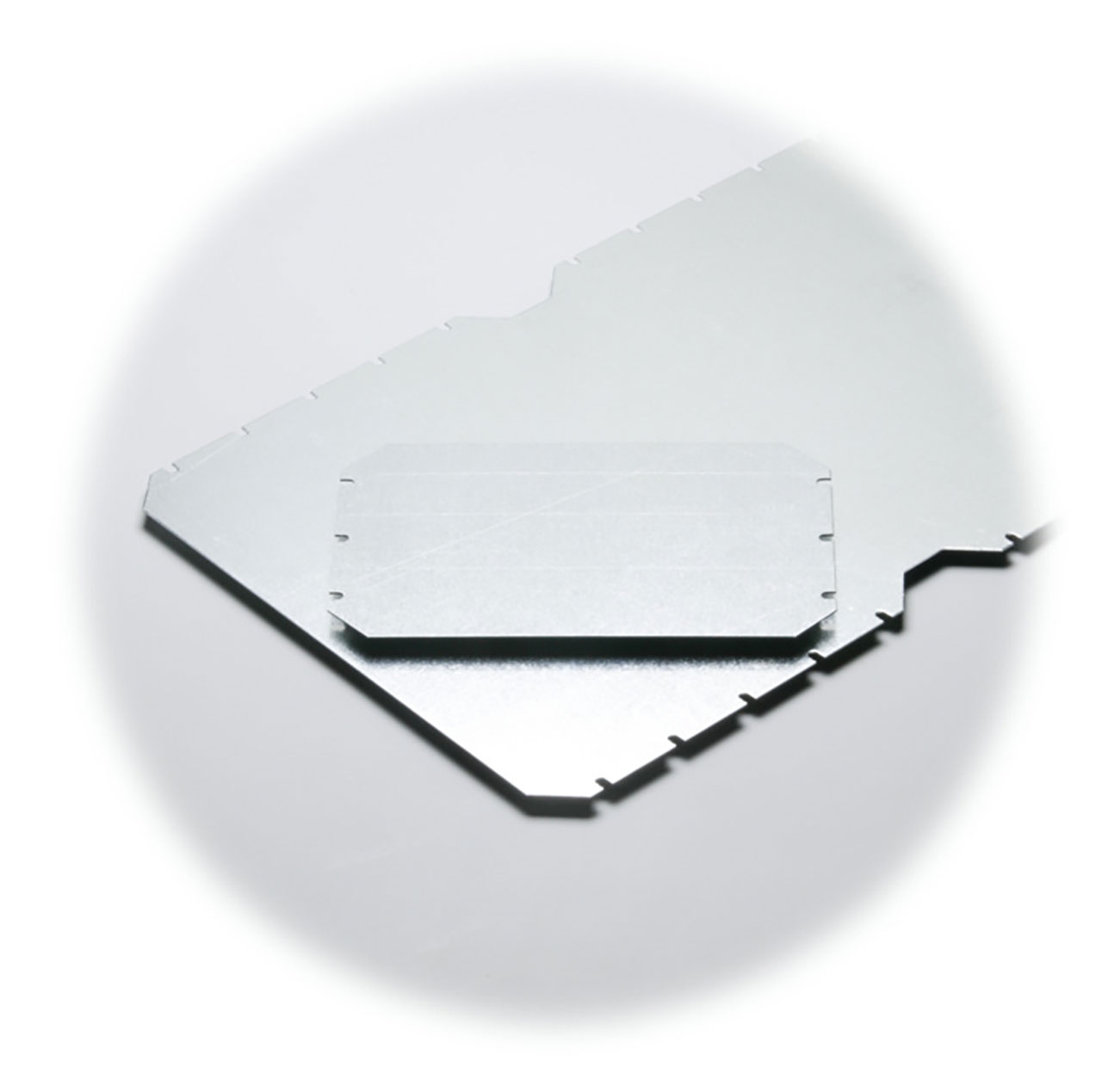 Galvanized Steel Back Panel 6.7 x 10.6 Inch