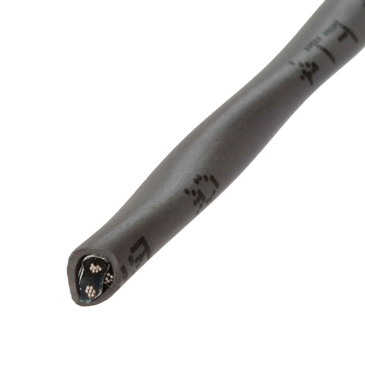 2-Conductor 22AWG Shielded Multi-Conductor Cable with Drain Wire 100-Foot Reel UL2464