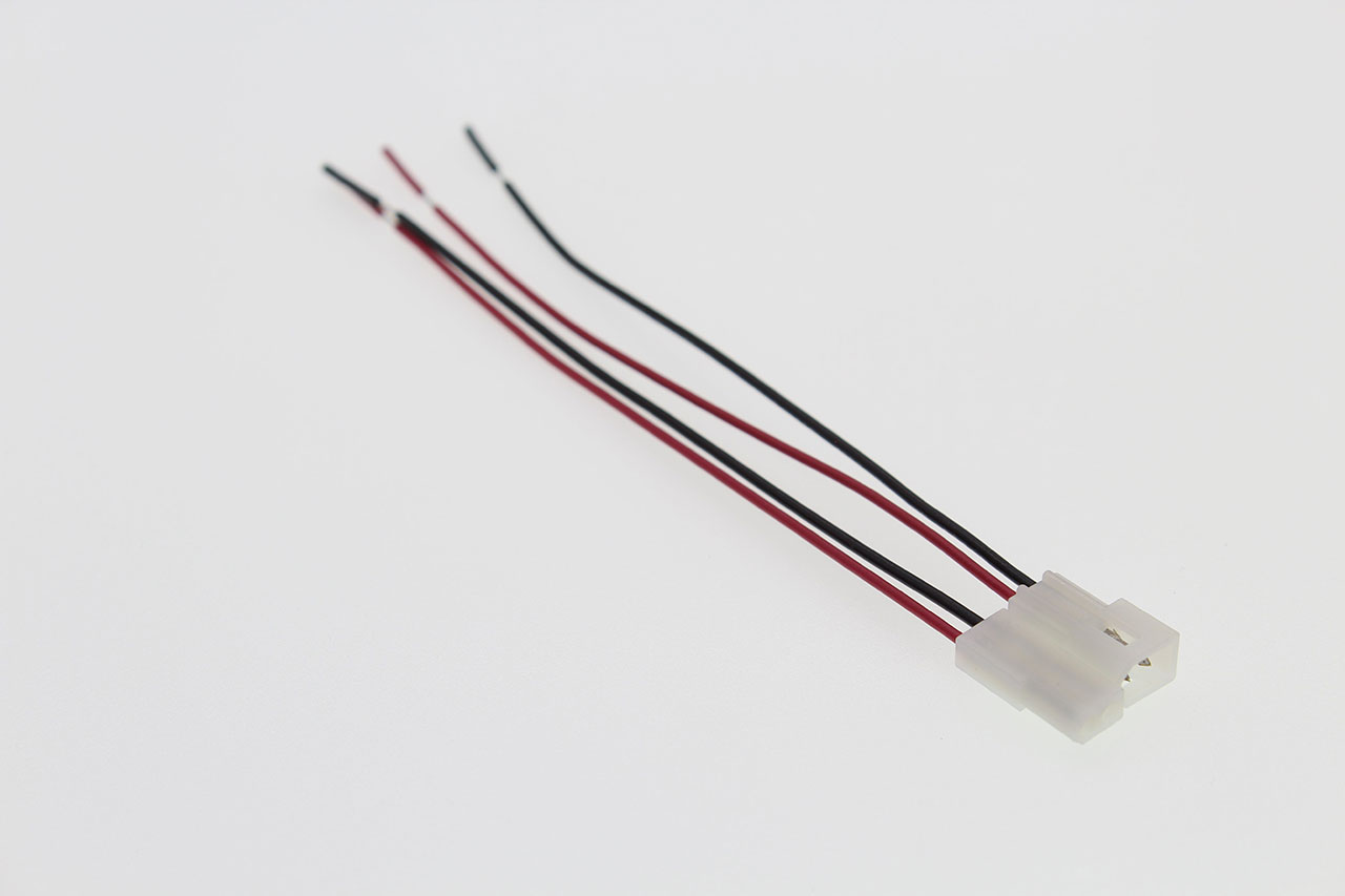 Pre-Assembled Connector Set .062 Molex 2 Circuit 250 Volt 3A 22 AWG UL1569 Wire 6"