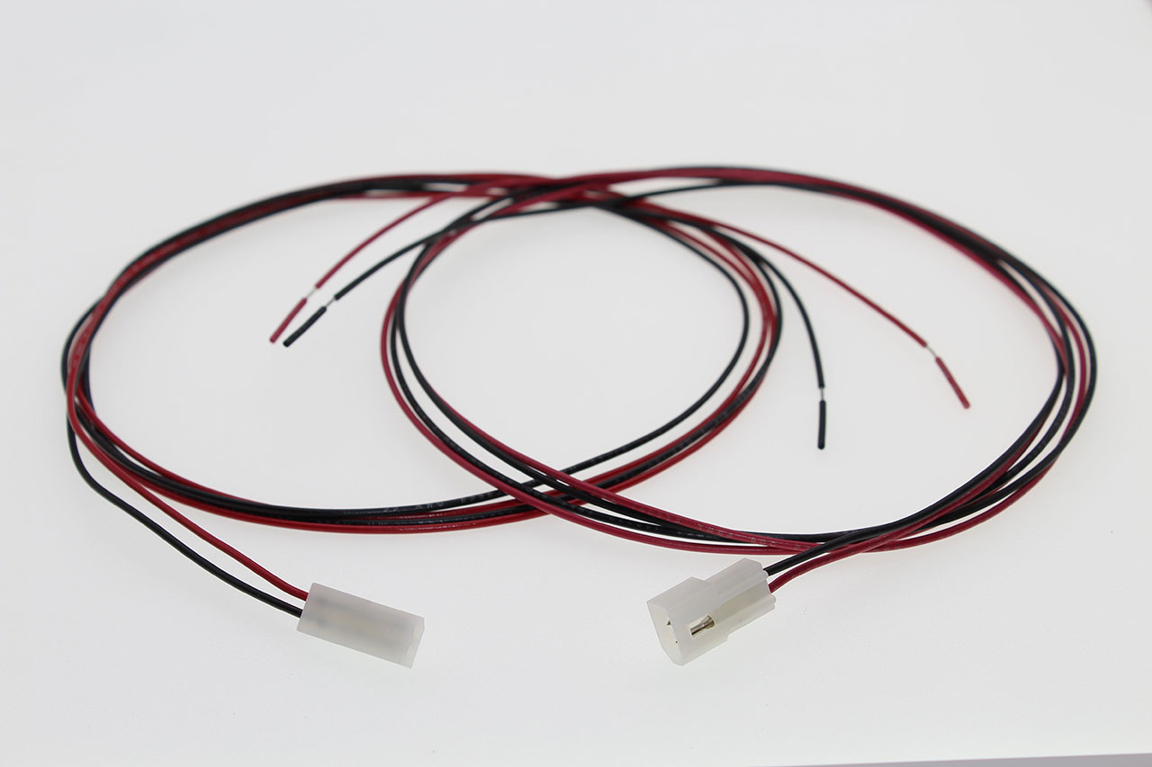 Pre-Assembled Connector Set .062 Molex 2 Circuit 250 Volt 3A 22 AWG UL1569 Wire. 48"