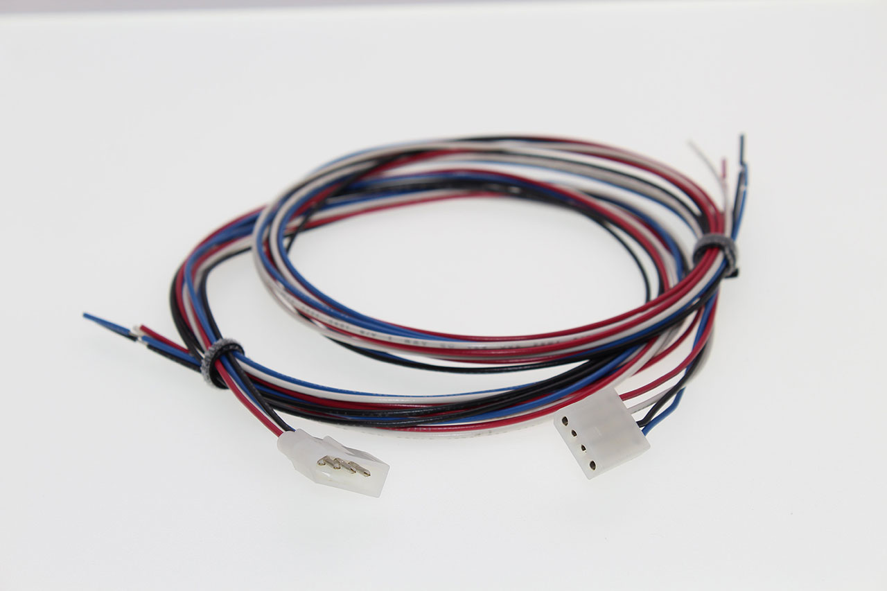 Pre-Assembled Connector Set .062 Molex 4 Circuit 250 Volt 3A 22 AWG UL1569 Wire 48"