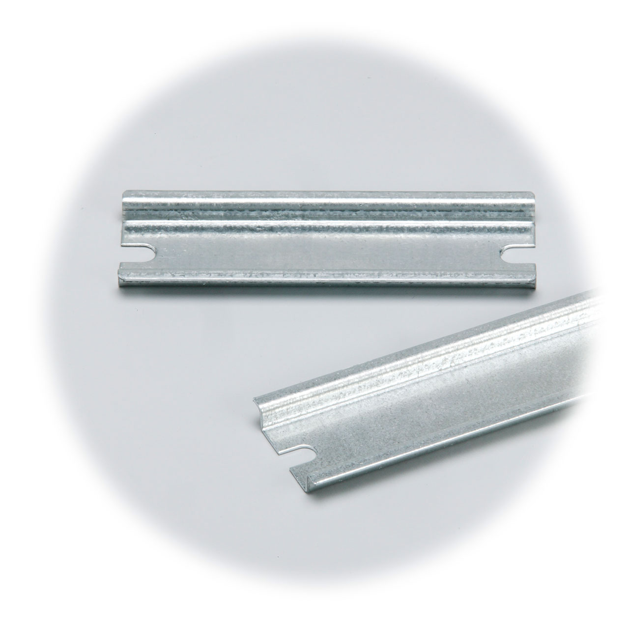 Steel DIN-35 Rail 383 x 35 x 1 for Use with EURONORD Series