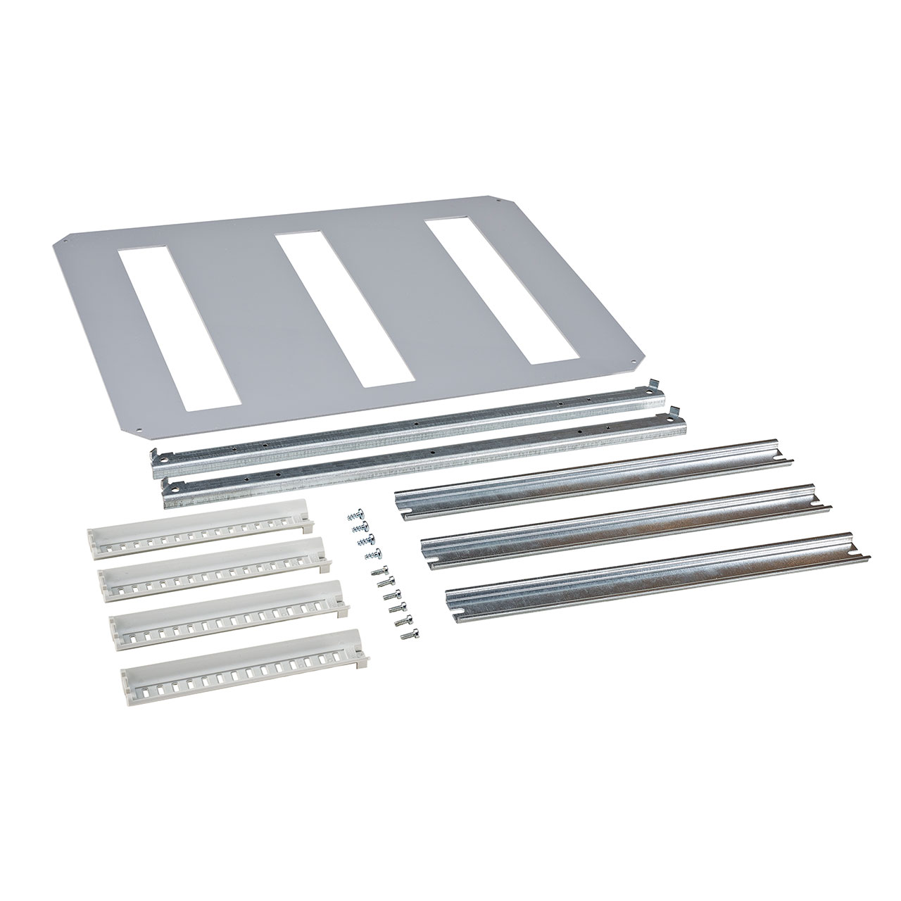 DIN rail Frame Set-3 rows x 16 modules for 19.7x15.7x8.27" Enclosures