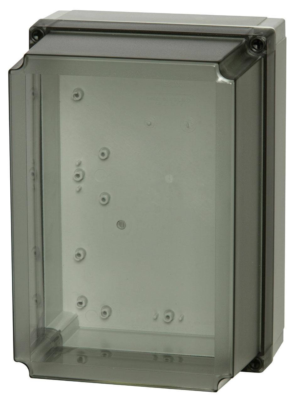 MNX Series Enclosure Polycarbonate 10"x7.1"x3.9" (3" base depth) Transparent Cover UL