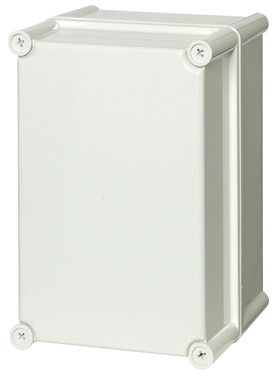 SOLID Series Polycarbonate Enclosure 11.02 x 7.48 x 7.08" Opaque 2 Hinge Cover