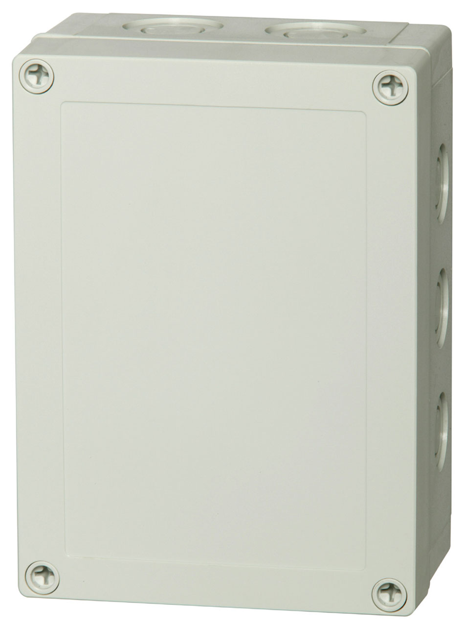 MNX Series Enclosure Polycarbonate with 16 Knockouts 7.1"x5.1"x3.9" Opaque Cover UL