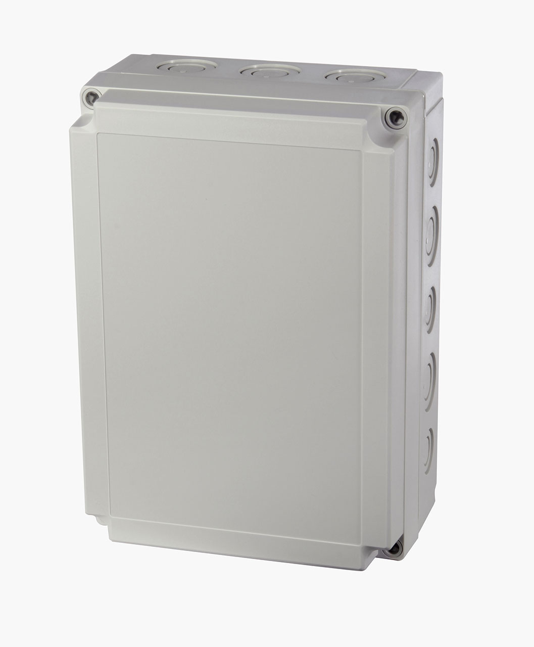 MNX Series Enclosure Polycarbonate with Knockouts 10"x7.1"x2.5" Opaque Cover UL