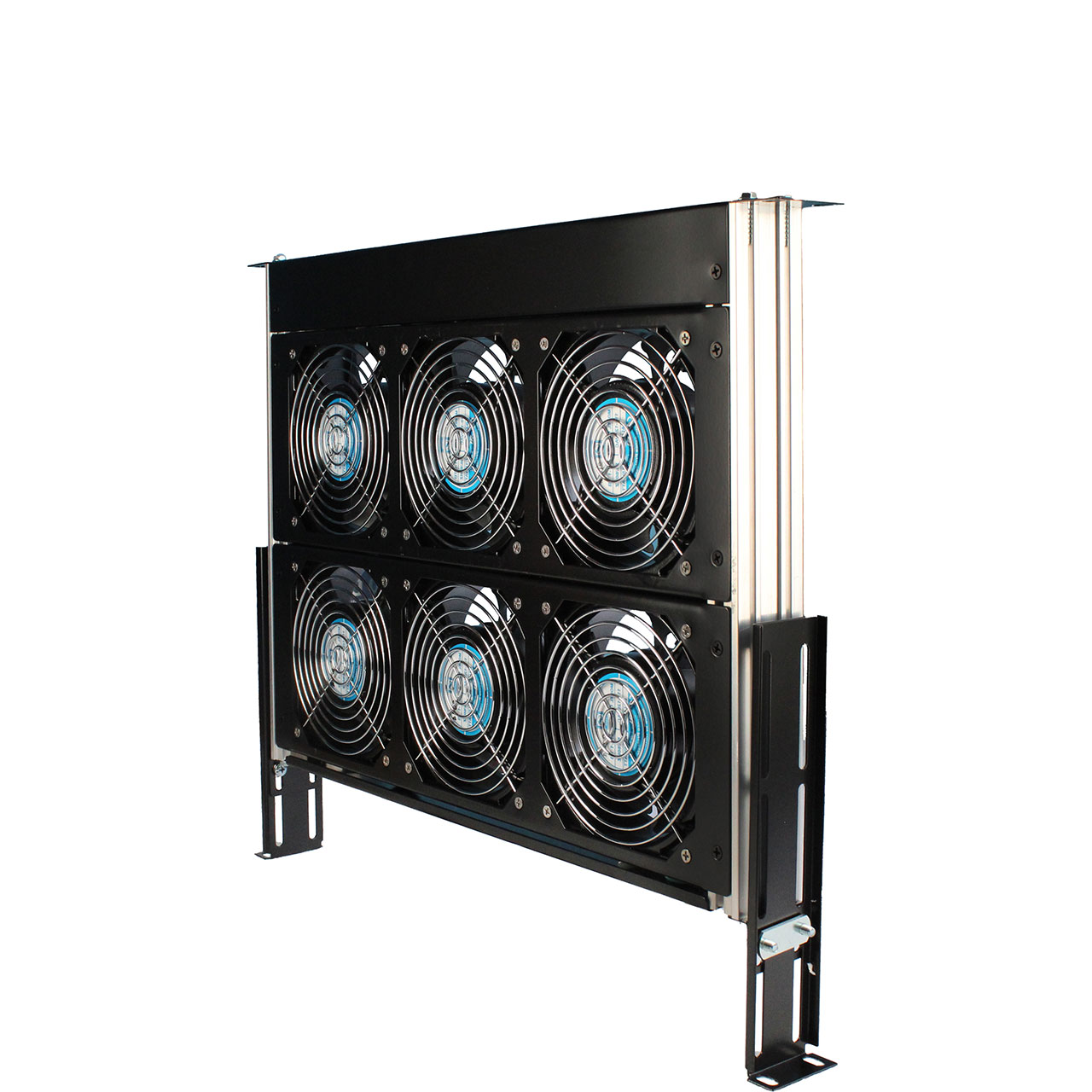 19x19 in 1 RU Fan Tray Vertical Airflow 6 Fans 24VDC