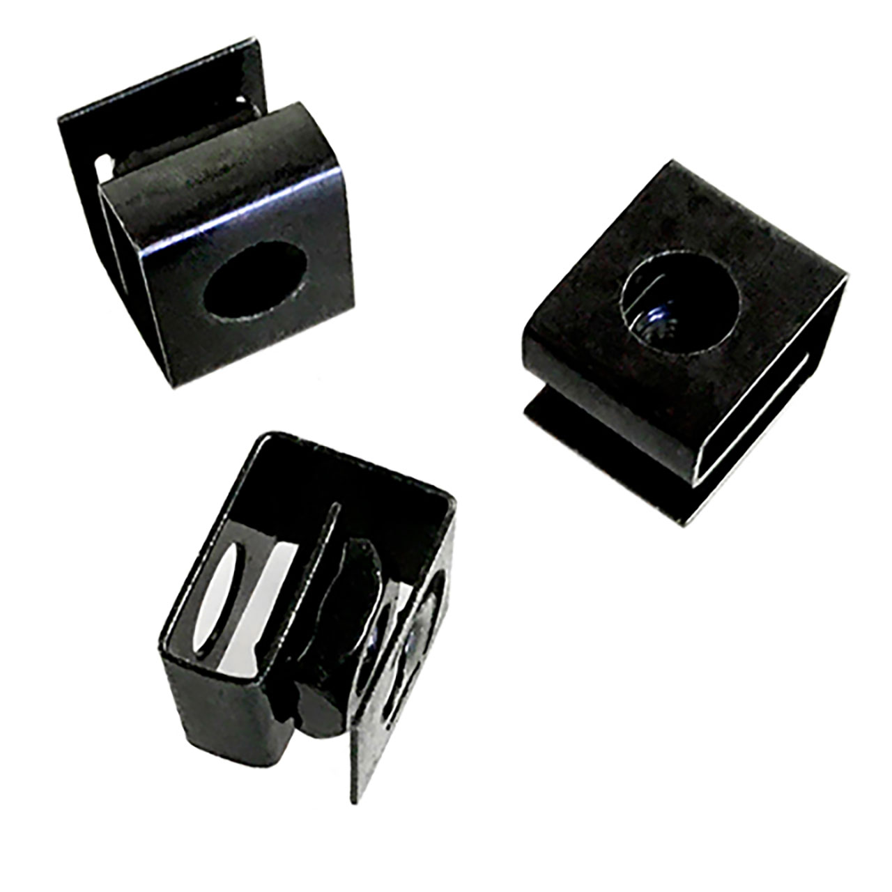 25 Piece Pack of Round Cage Nuts 10-32 Thread Snap-In for Mounting Fan Trays, Controllers, PDUs and Network Equipment Racks