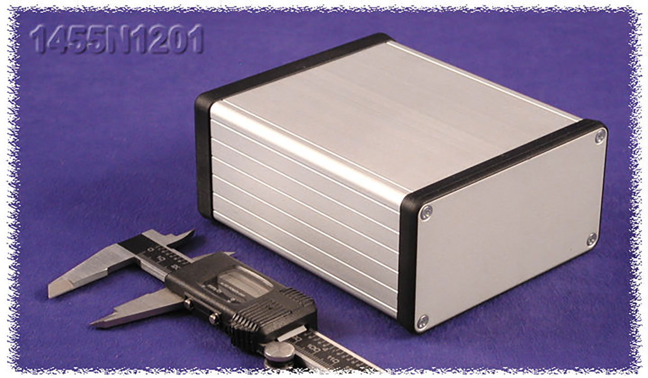 Aluminum Enclosure (L x W x H) 120 x 103 x 53 mm natural IP54 1455N1201