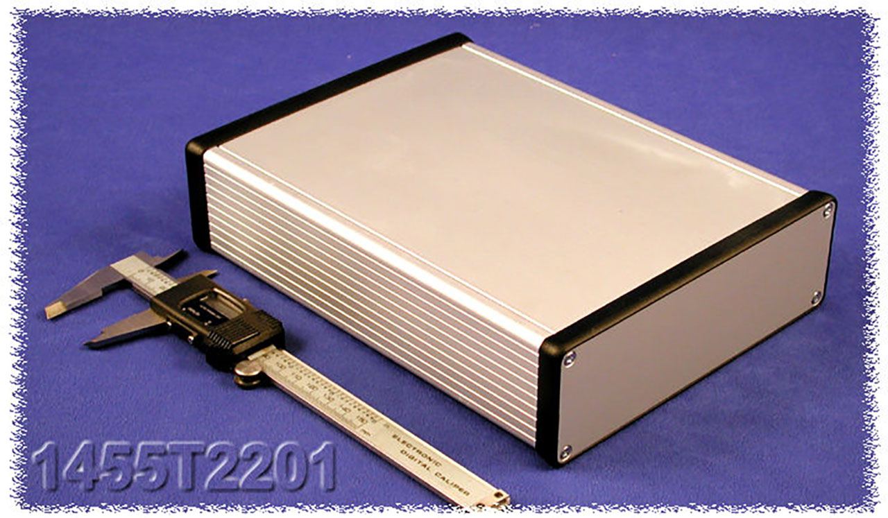 Die-cast aluminum Enclosure (L x W x H) 220 x 165 x 52 mm natural IP54 1455T2201