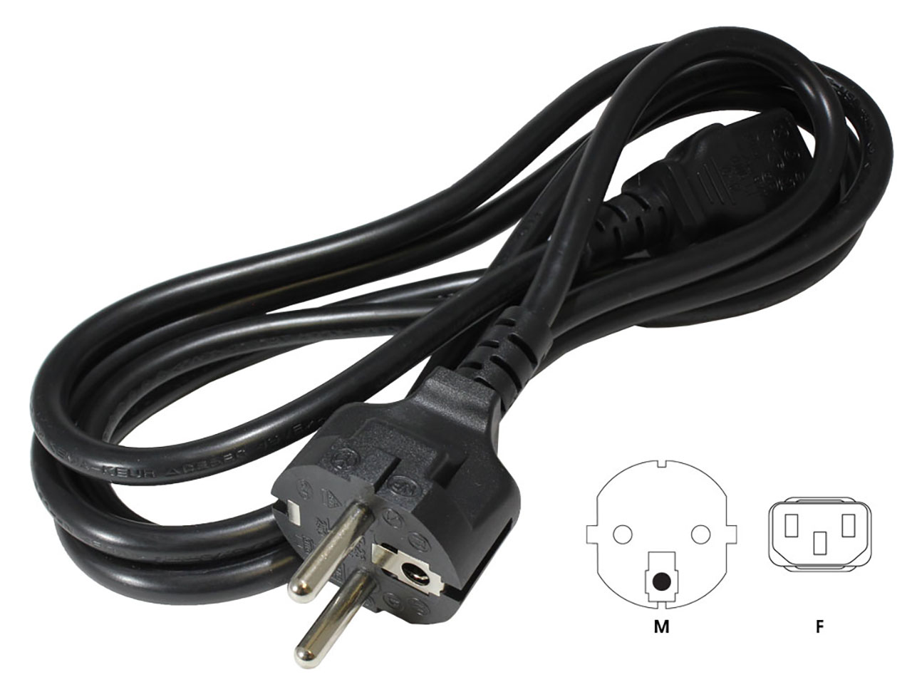 Hammond 6 Foot AC Power Cord NEMA 6-15P to IEC C13