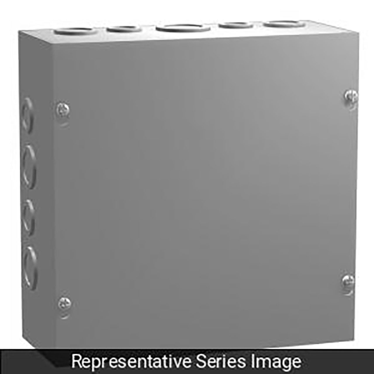 N1 Screw Cover withKos - 12 X 12 X 6 - Steel/Gray