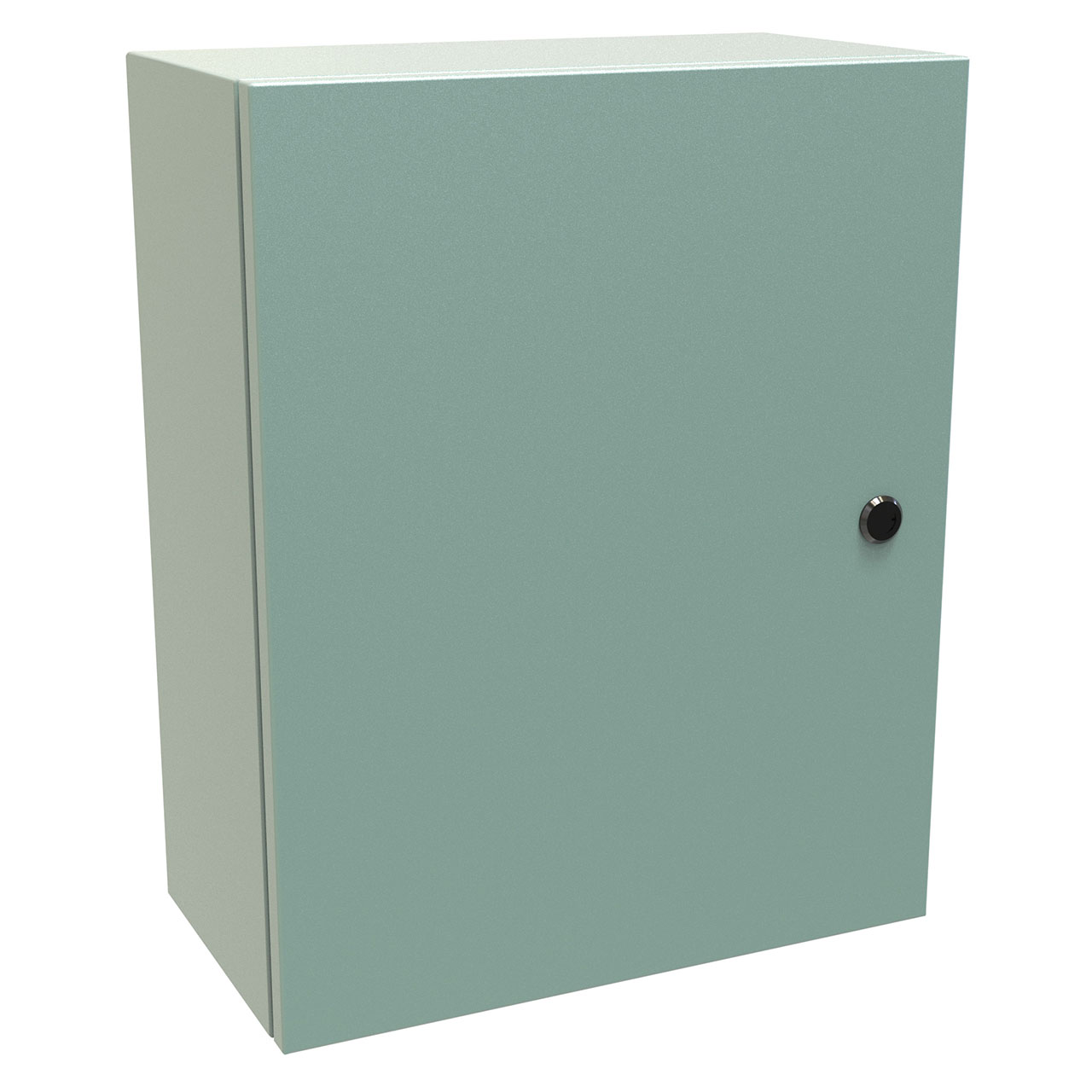 Enclosure Wall Mount Steel ANSI 61 HxWxD: 20 x 16 x 8 Inch