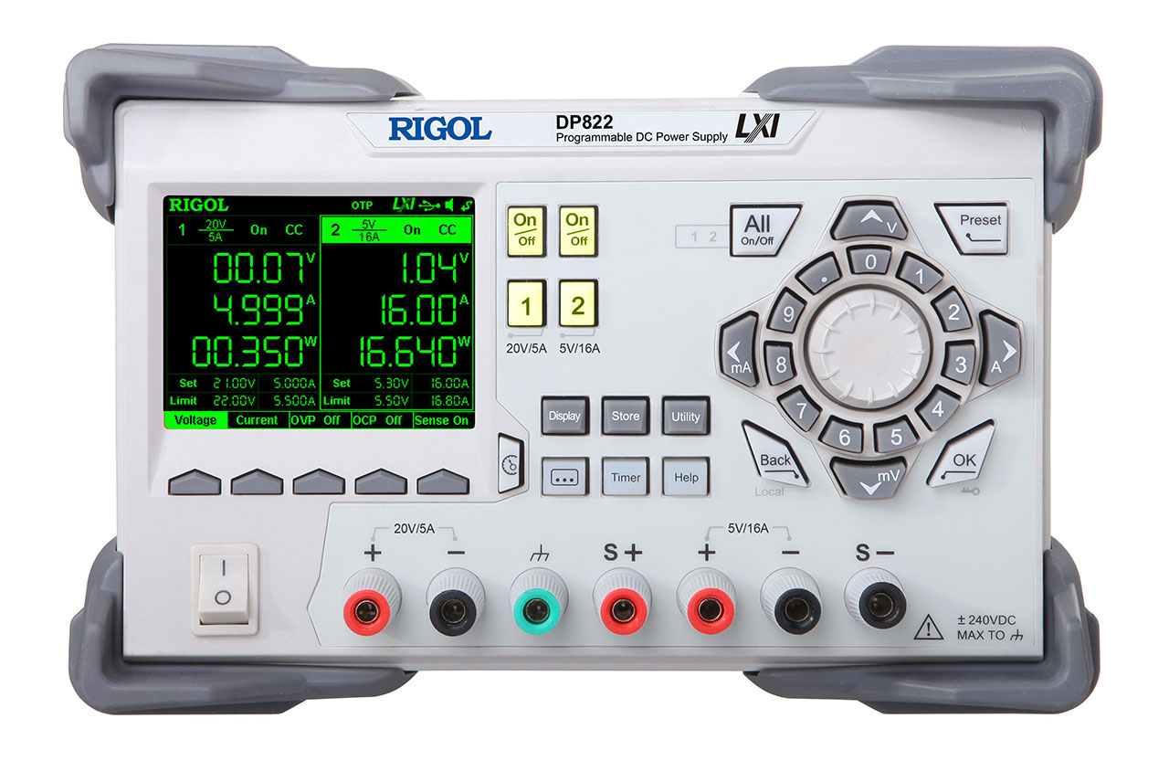 Bench Power Supply with Independent 60V/1A and 8V/10A Outputs