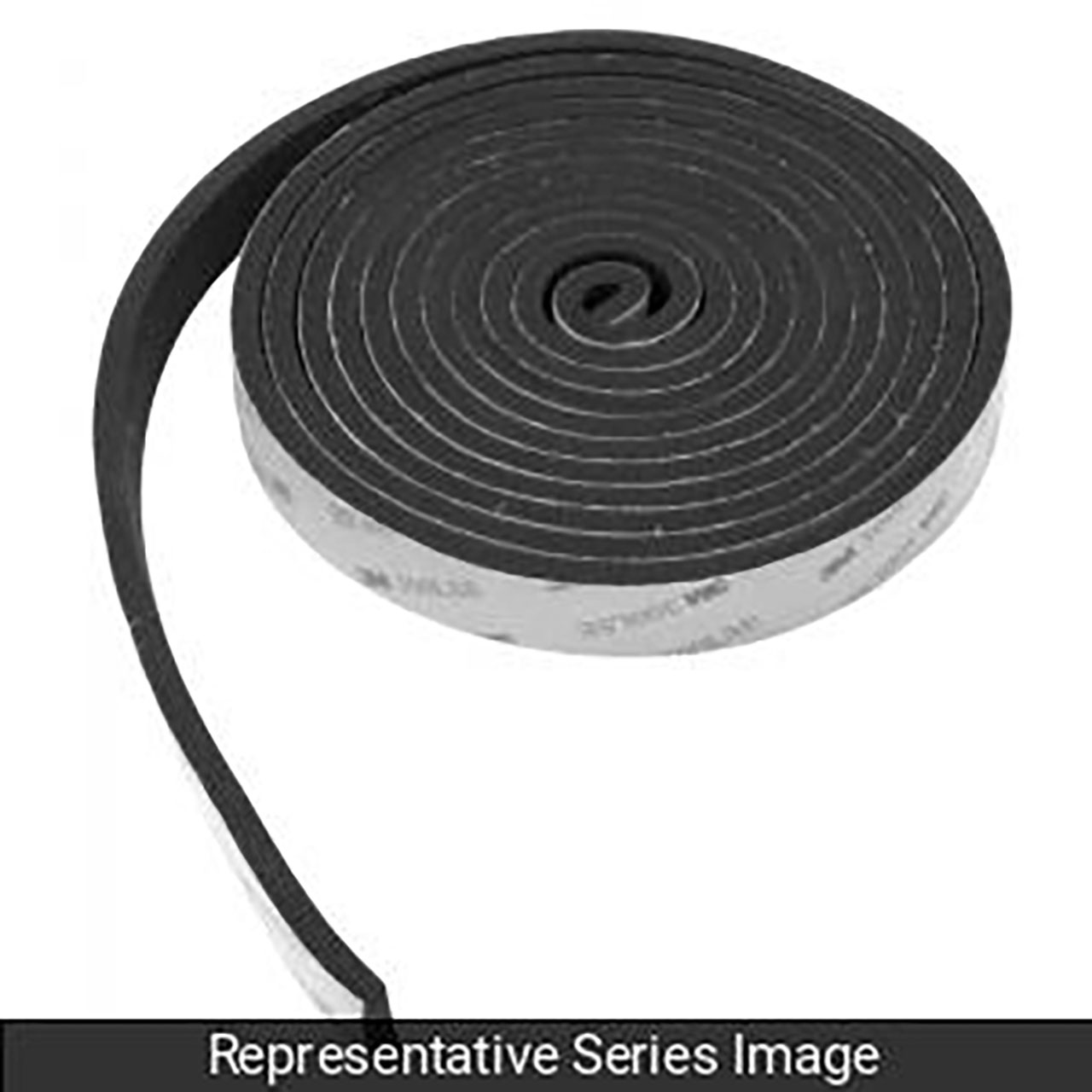 Gasket Adhesive Roll Neoprene NEMA 12 10 Feet Black
