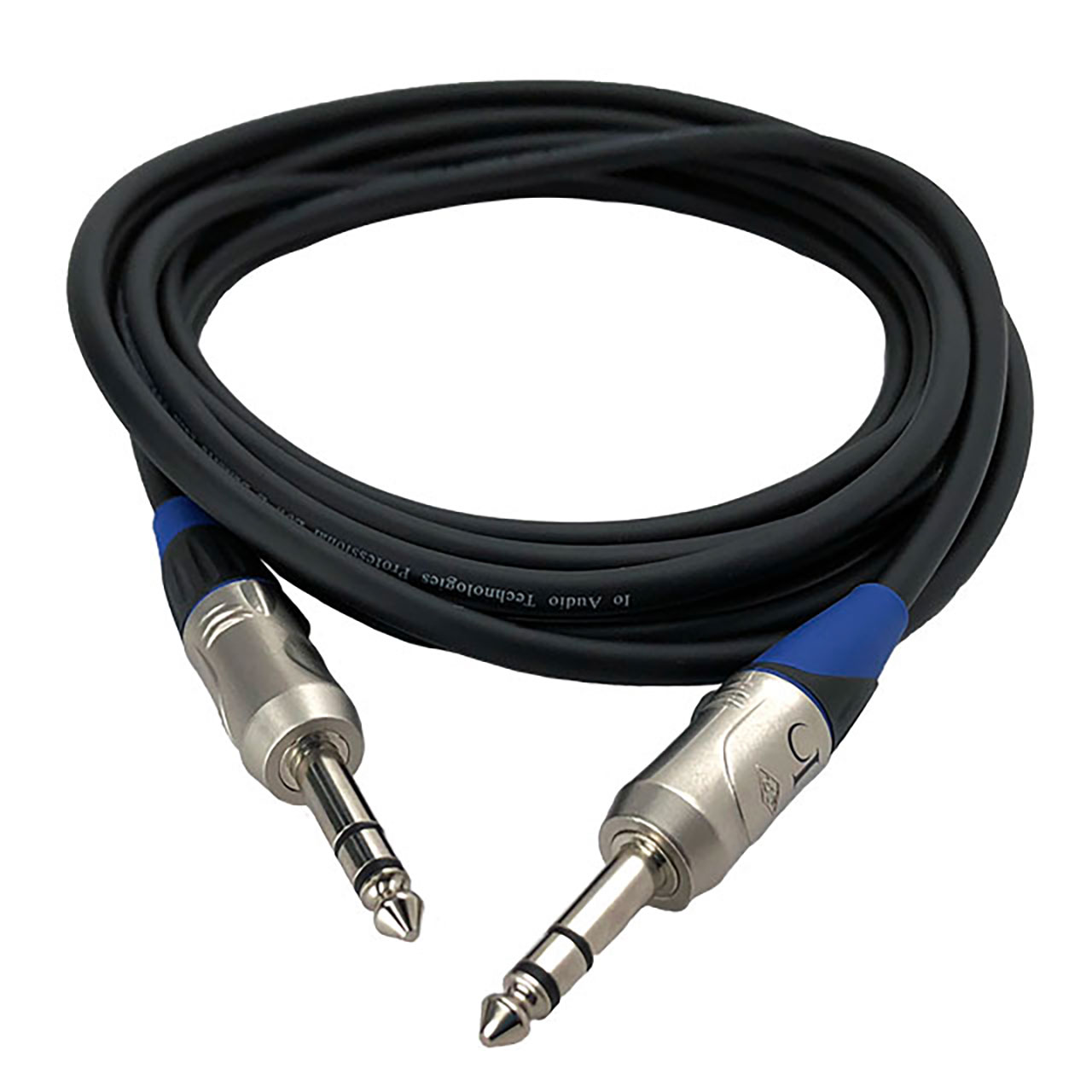 10 Foot Balanced Patch Cable 1/4" TRS to 1/4" TRS M-Series Connectors