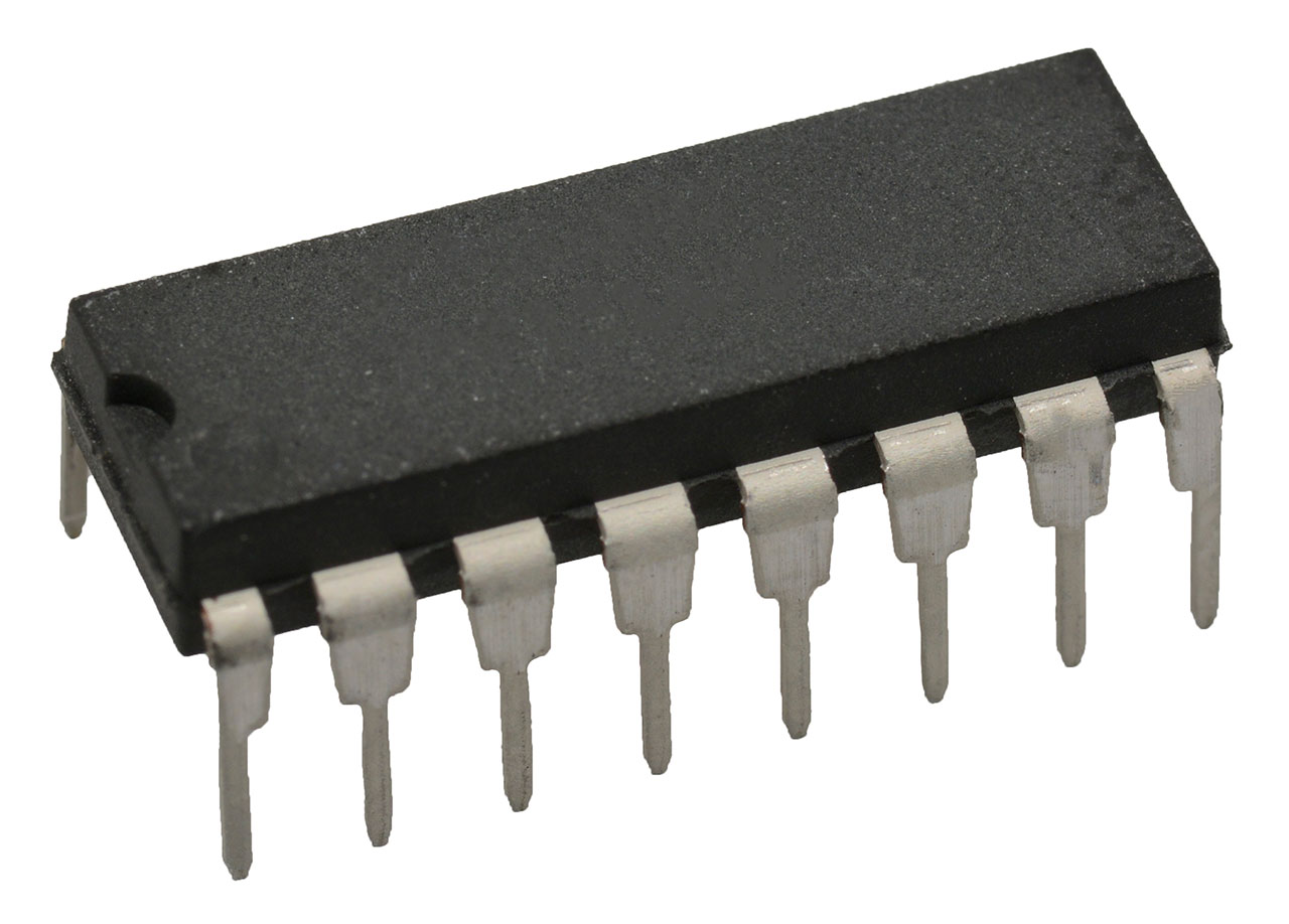 Quad 2-Line to 1-Line Multiplexer True Output 16PDIP