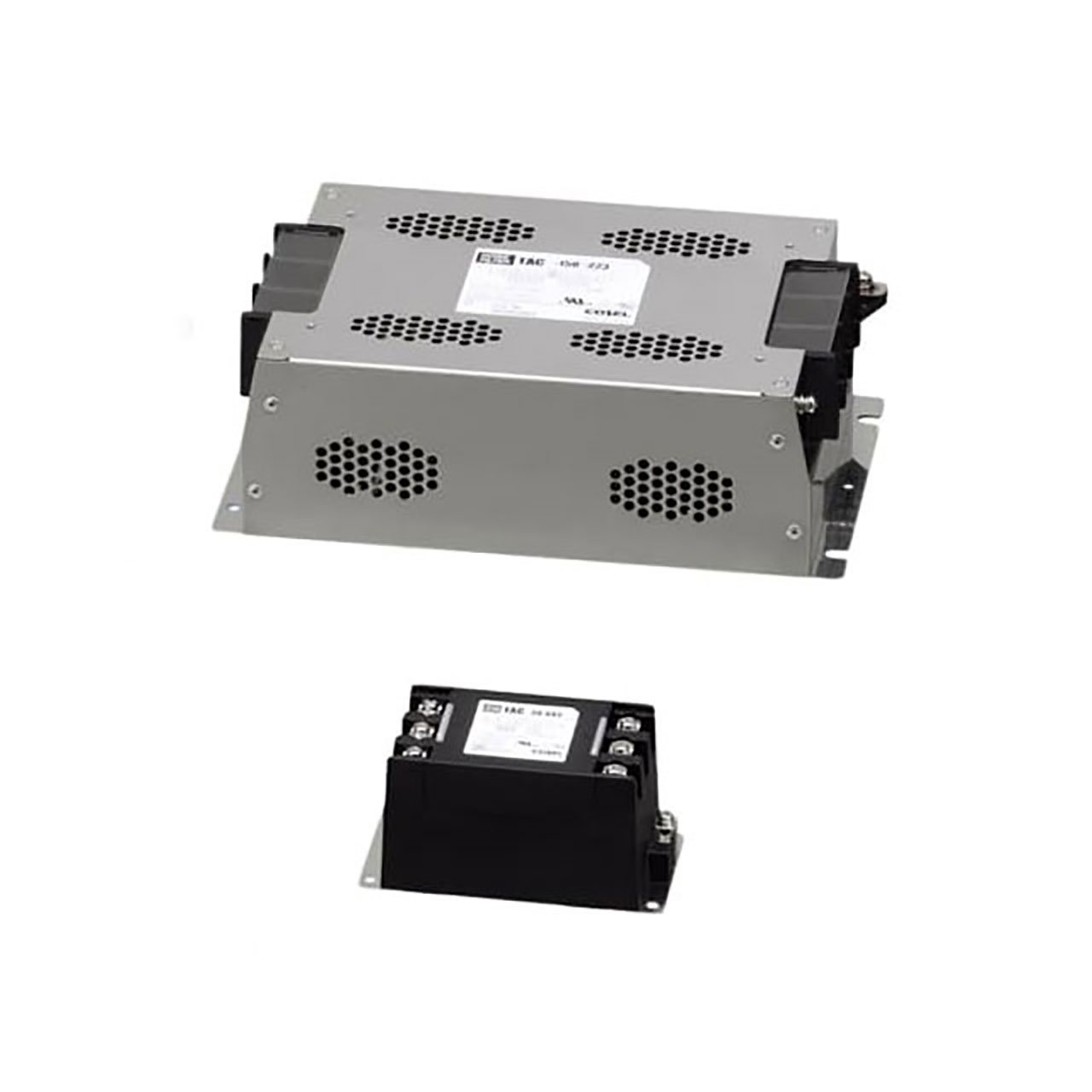 Three Phase (Wye) EMC/EMI Line Filter 50A 500V 50/60Hz Single Stage Terminal Block