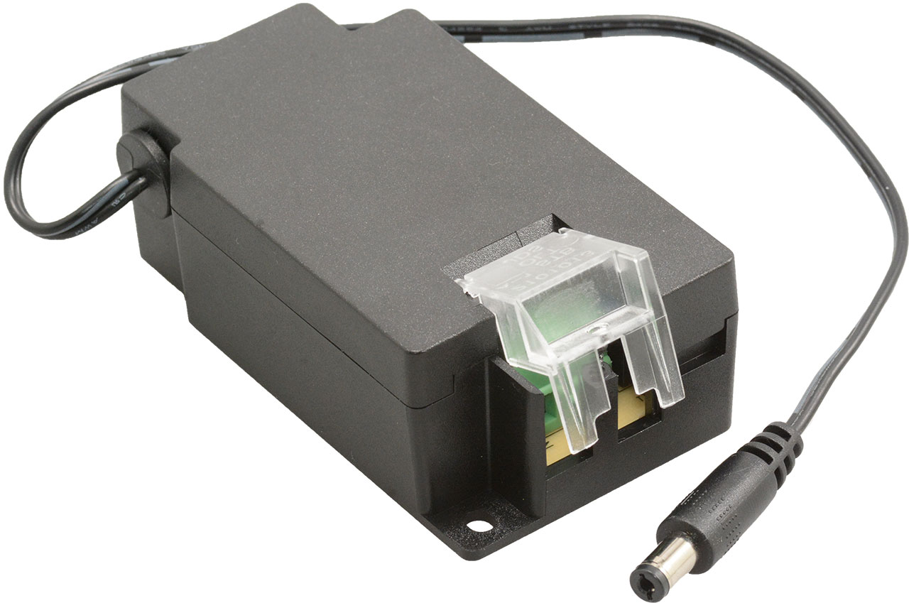 Wall-Mountable Power Supply 9 VDC 1.5A Screw Terminal Input 2.1mm DC Plug Output