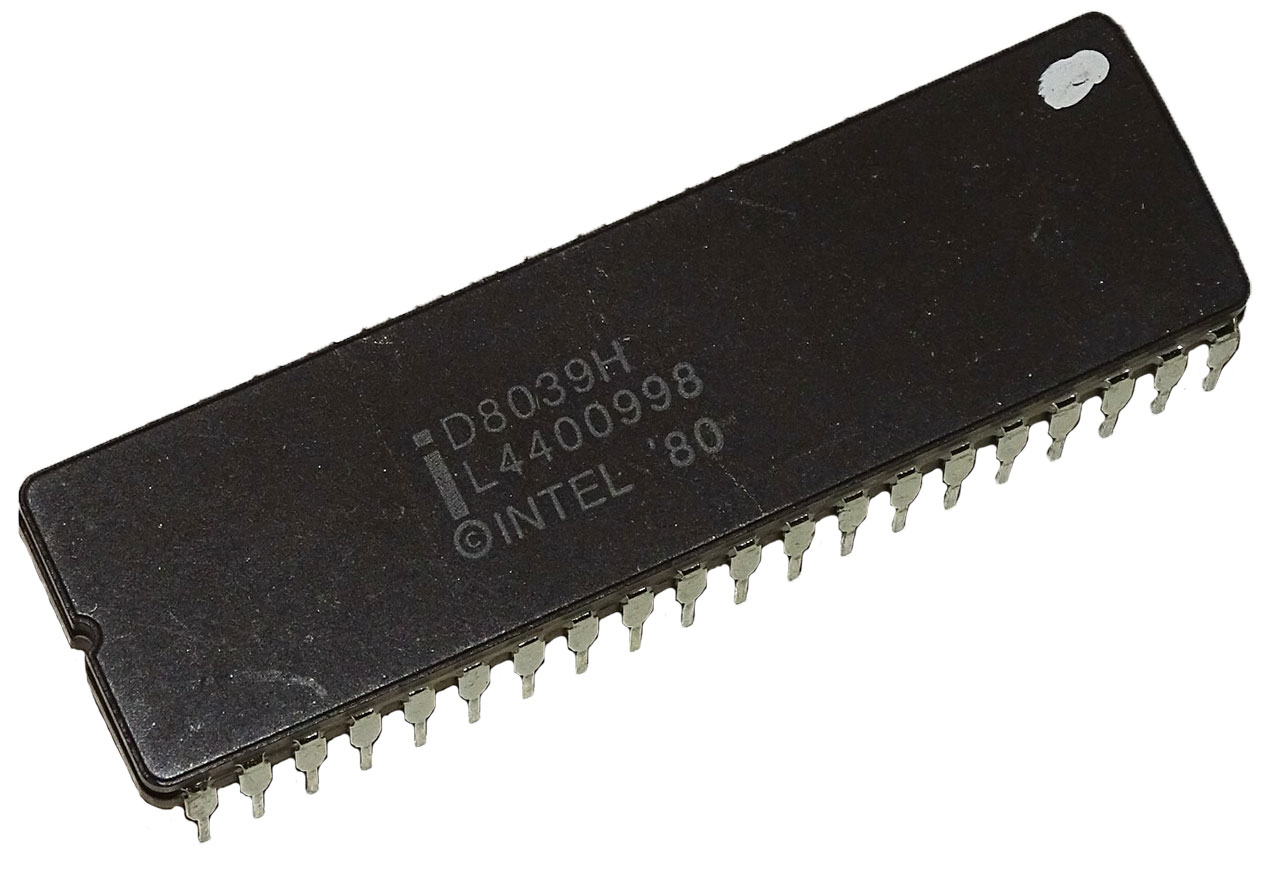IC,CPU,D8039H,MICROCONTROL,11MHz,CMOS,8-BIT,ROM LESS,DIP-40
