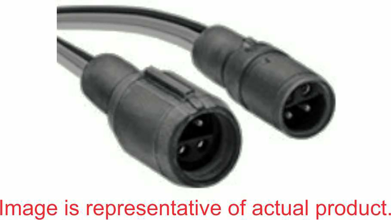 Pre-Assembled Connector Set PEI Genisis Sure-Seal 3 Circuit 300 Volt 15A 16 AWG UL1569 Wire 12"