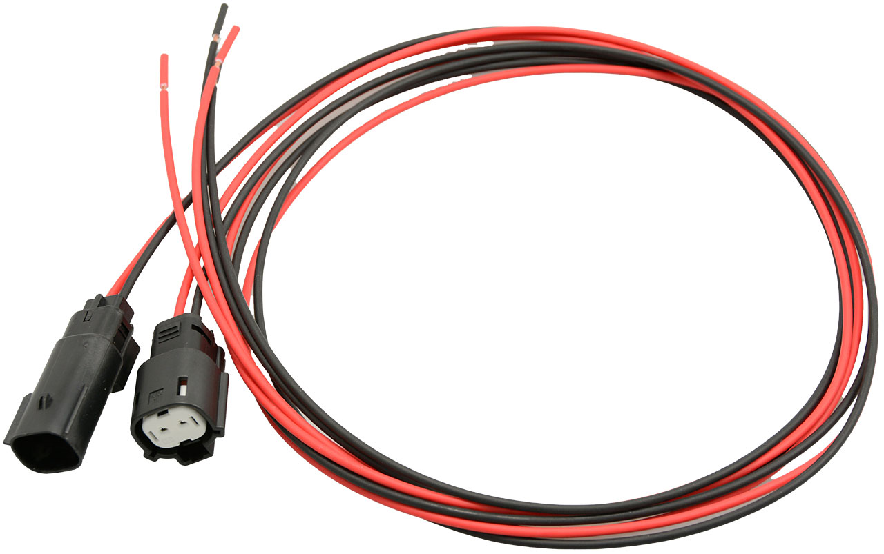 Connector Assembly Molex MX150L Weatherproof 2 Circuit 50 Volt 10A SXL 18 AWG Wire 48"