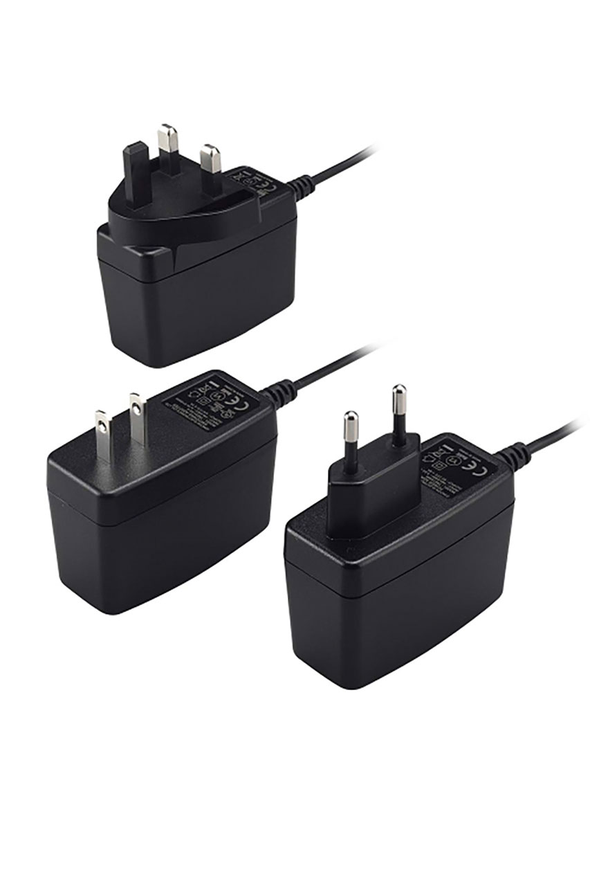 AC-DC ITE Switching Power Adapter 24VDC 1.05A 25W 2.1x5.5mm R/A NEMA1-15P UL CEC Level VI