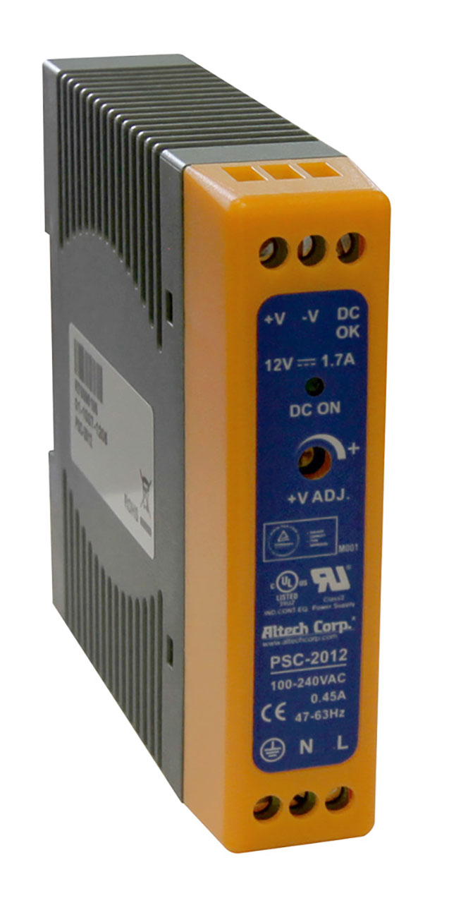 Power Supply DIN Rail 85-264VAC Input 5VDC Output 20W 3A NEC Class 2