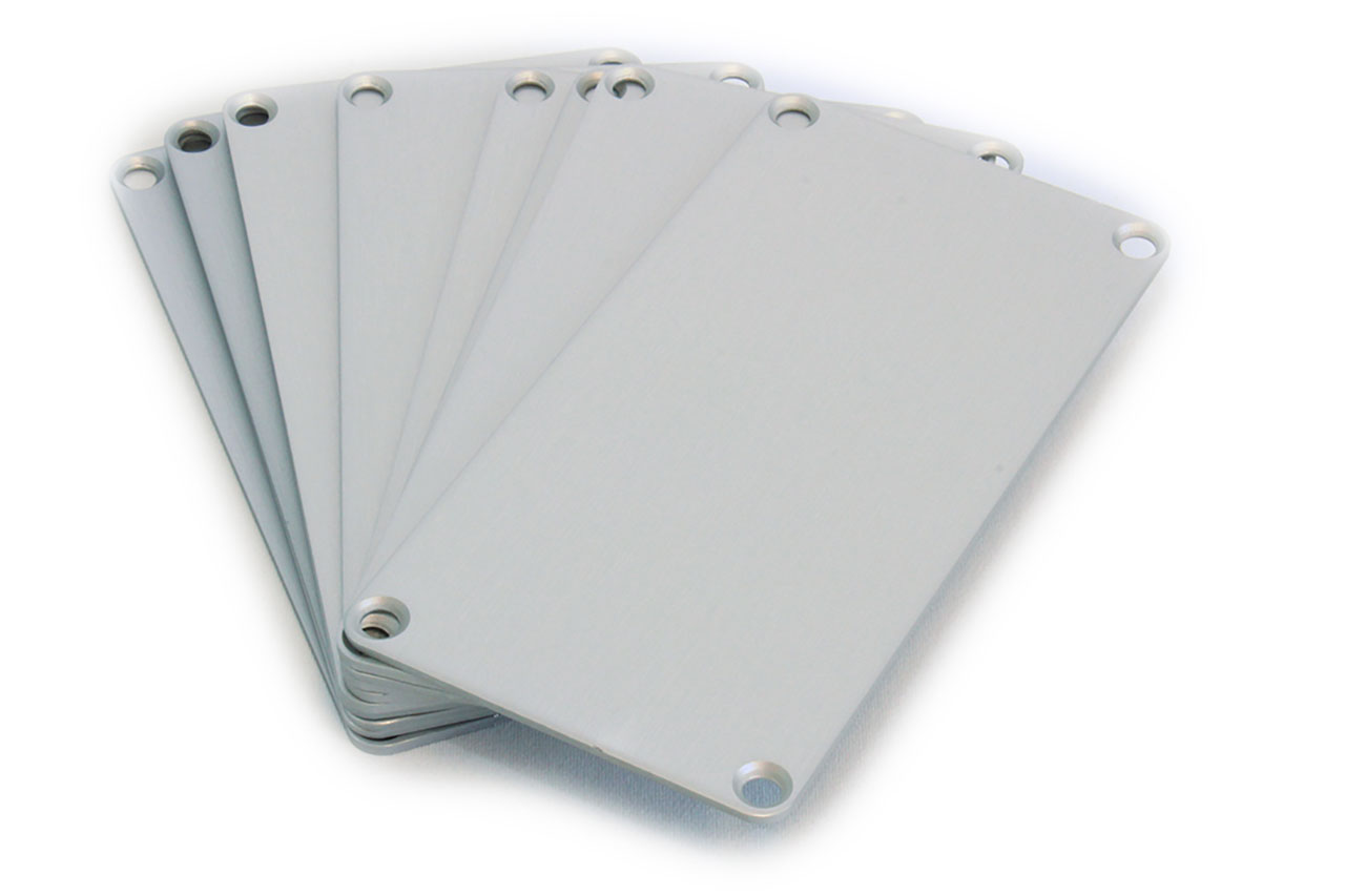 Aluminum End Panels for 1455N Enclosures 10/pack