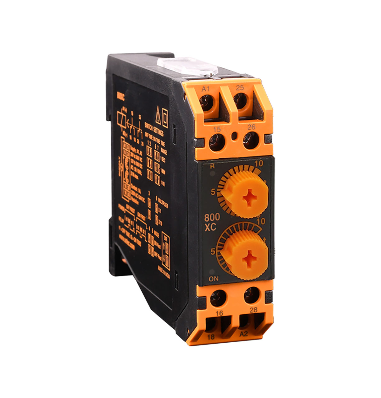 Asymmetrical Cyclic Timer 1sec-10hr 2 C/O 20-240VAC & 12-240VDC UL Listed