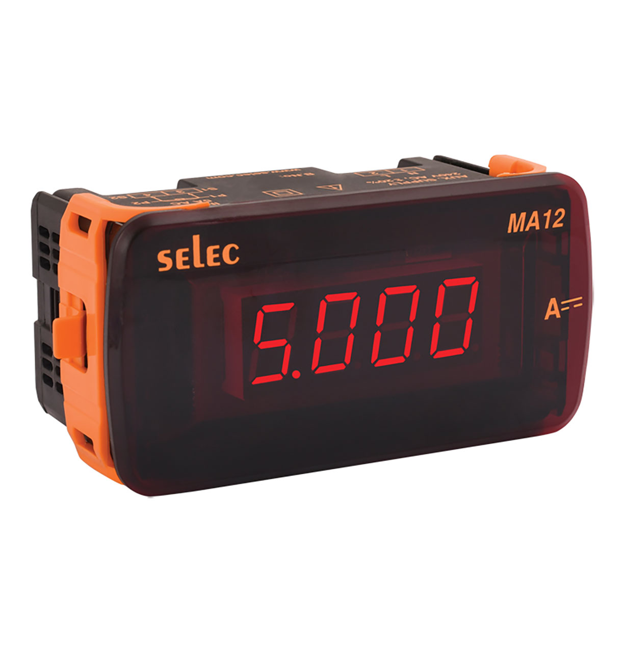 DC Digital Ammeter with LED Display 100mVDC Shunt Input 110VAC 48x96 Size UL Listed