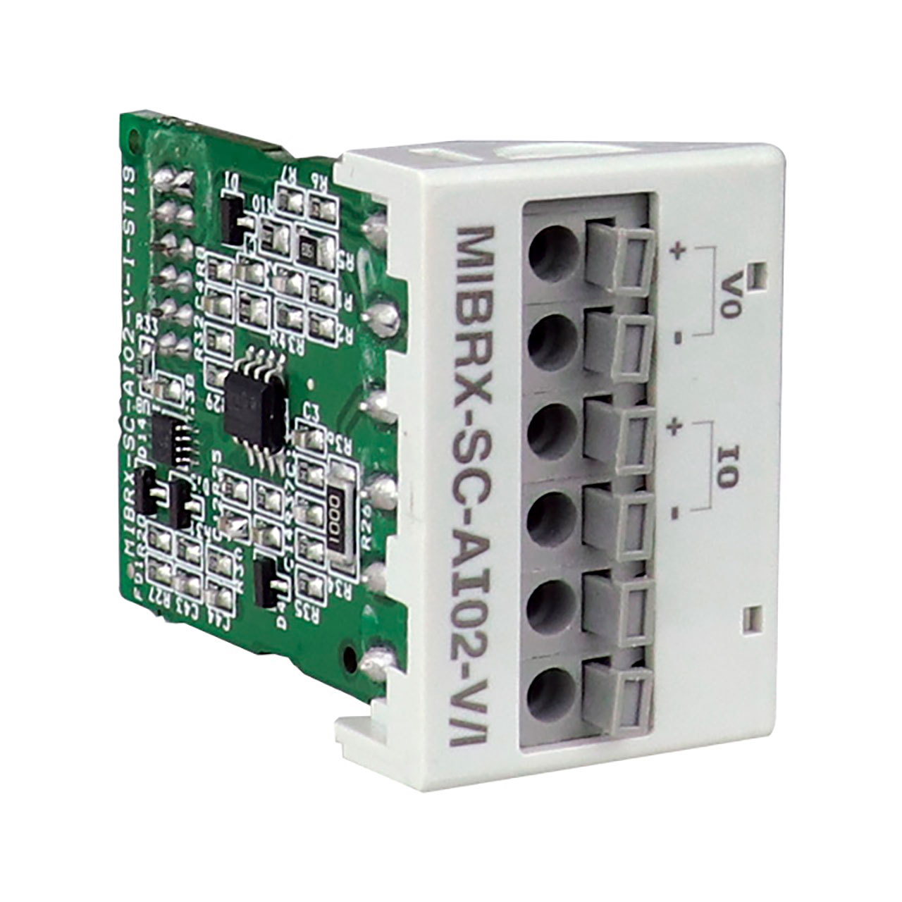 MiBRX Slot Card - 2 Analog Inputs - 1 AI 0 to 10V and 1 AI 0/4 to 20mA