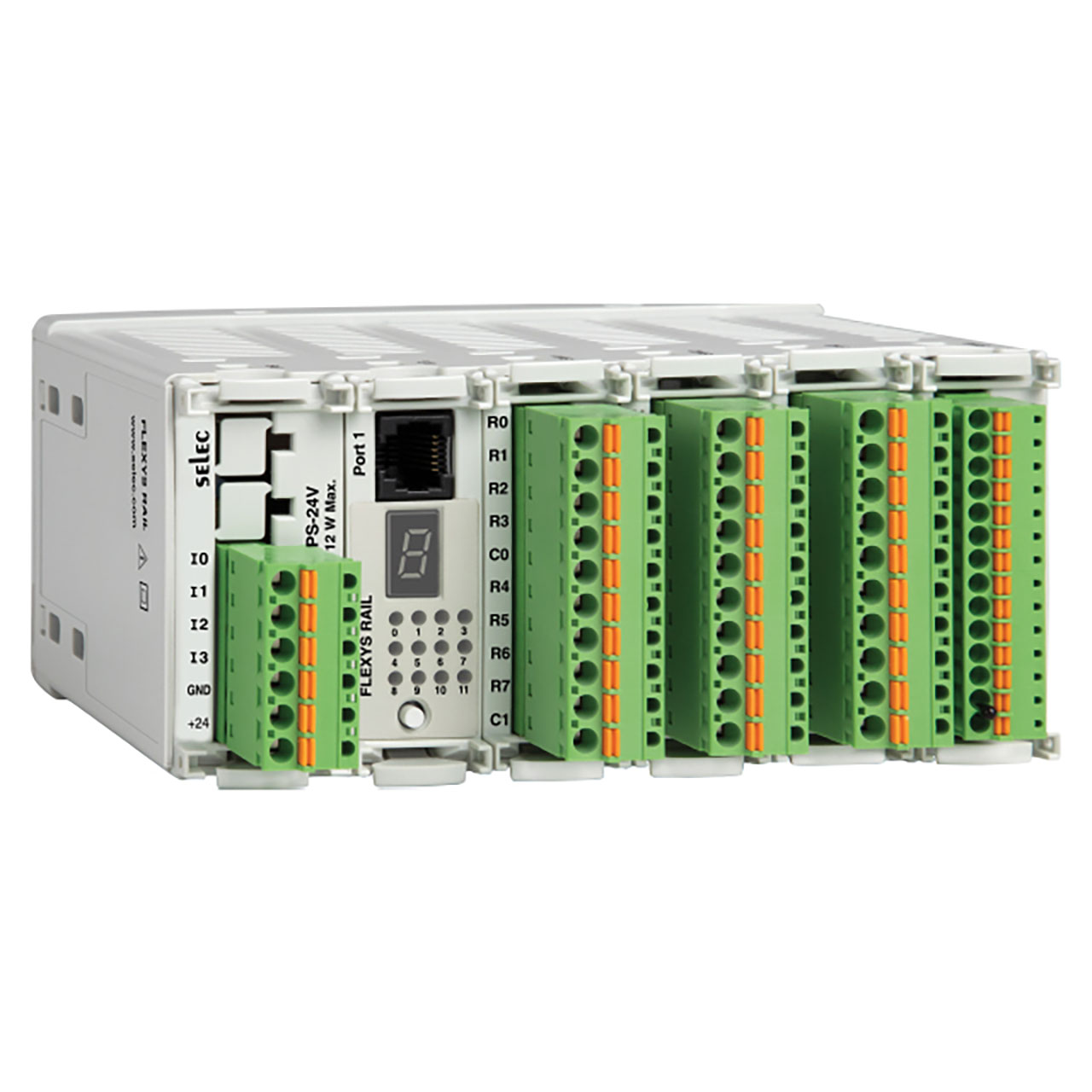 Flexys Rail - Power Supply Card - 24VDC 4 Digital Inputs